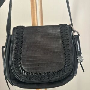 Lucky Brand Black Leather Crossbody Bag